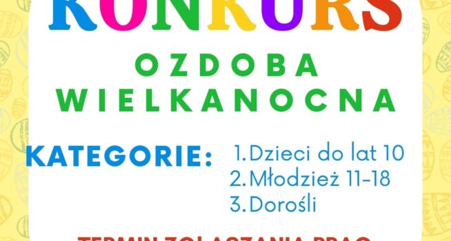 KONKURS OZDOBA WIELKANOCNA 