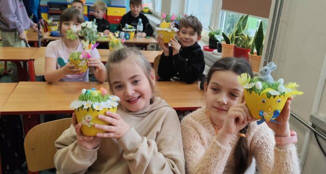 Wielkanocne rękodzieło w klasie III a